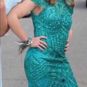 Sherri Hill dress! Size 0 worn only once!